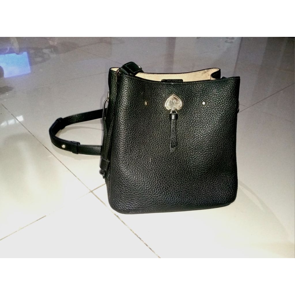 Kate Spade Marti small bucket black Original