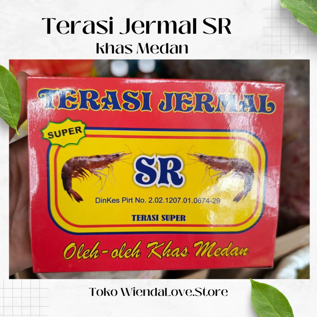 Terasi Jermal SR Super Asahan 140gr – Terasi Medan Terasi Udang Khas Asahan Tanpa Pengawet
