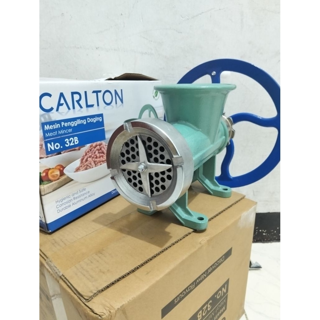 mesin gilingan pelet manual no 32 anti karat / mesin giling pelet no 32 manual / gilingan daging no 