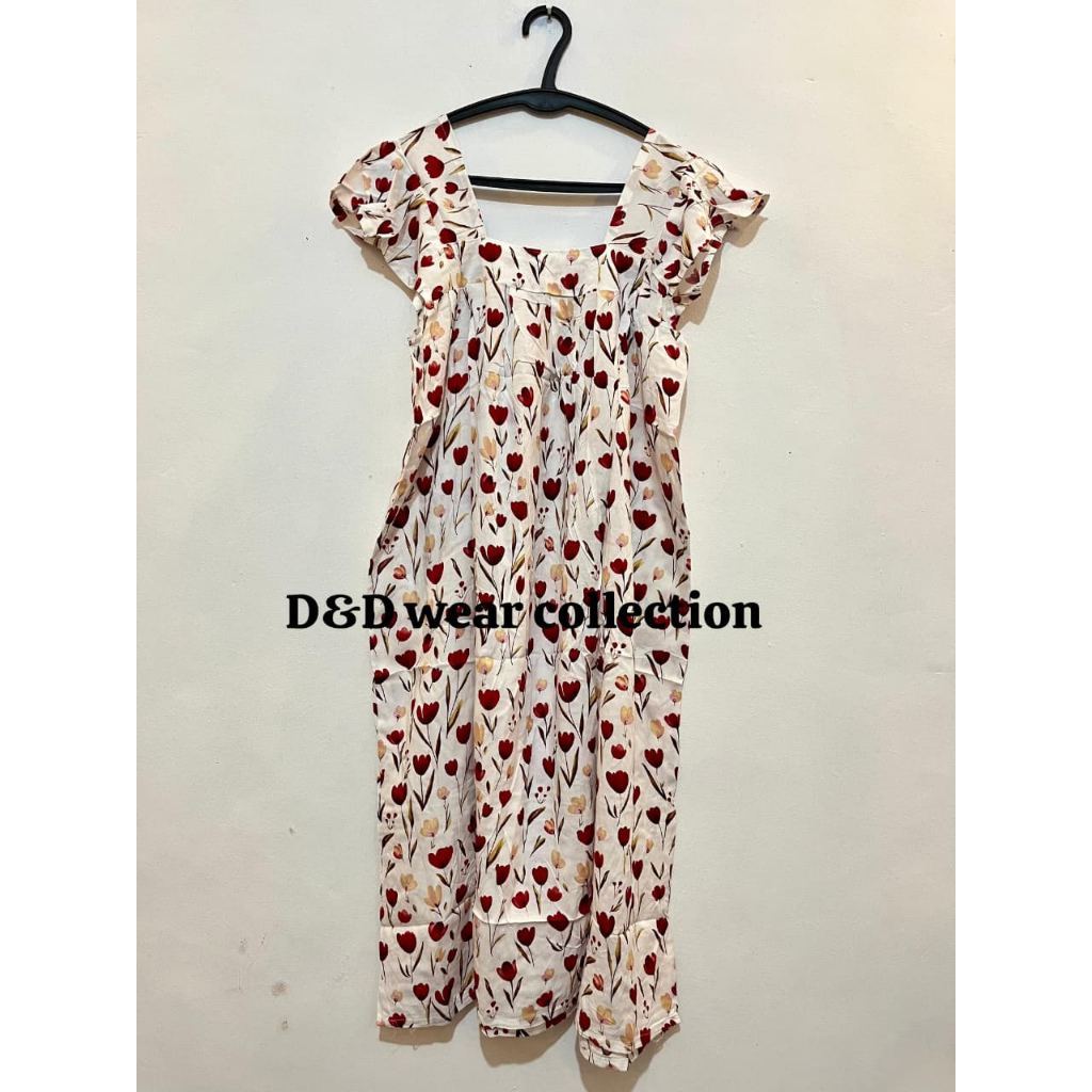 Daster Yukensi Kain Utuh Rayon Santung Adem