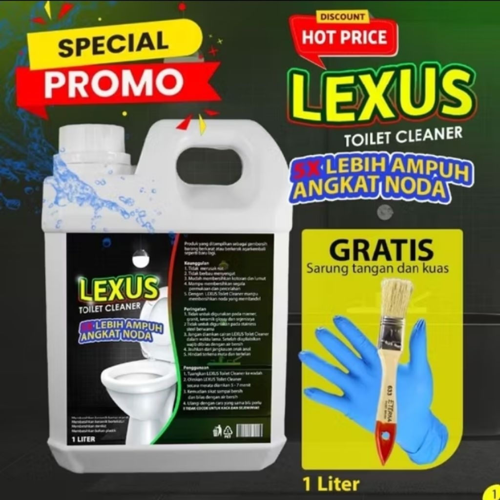 LEXUS TOILET CLEANER PEMBERSIH WASTAFEL TOILET SERBAGUNA