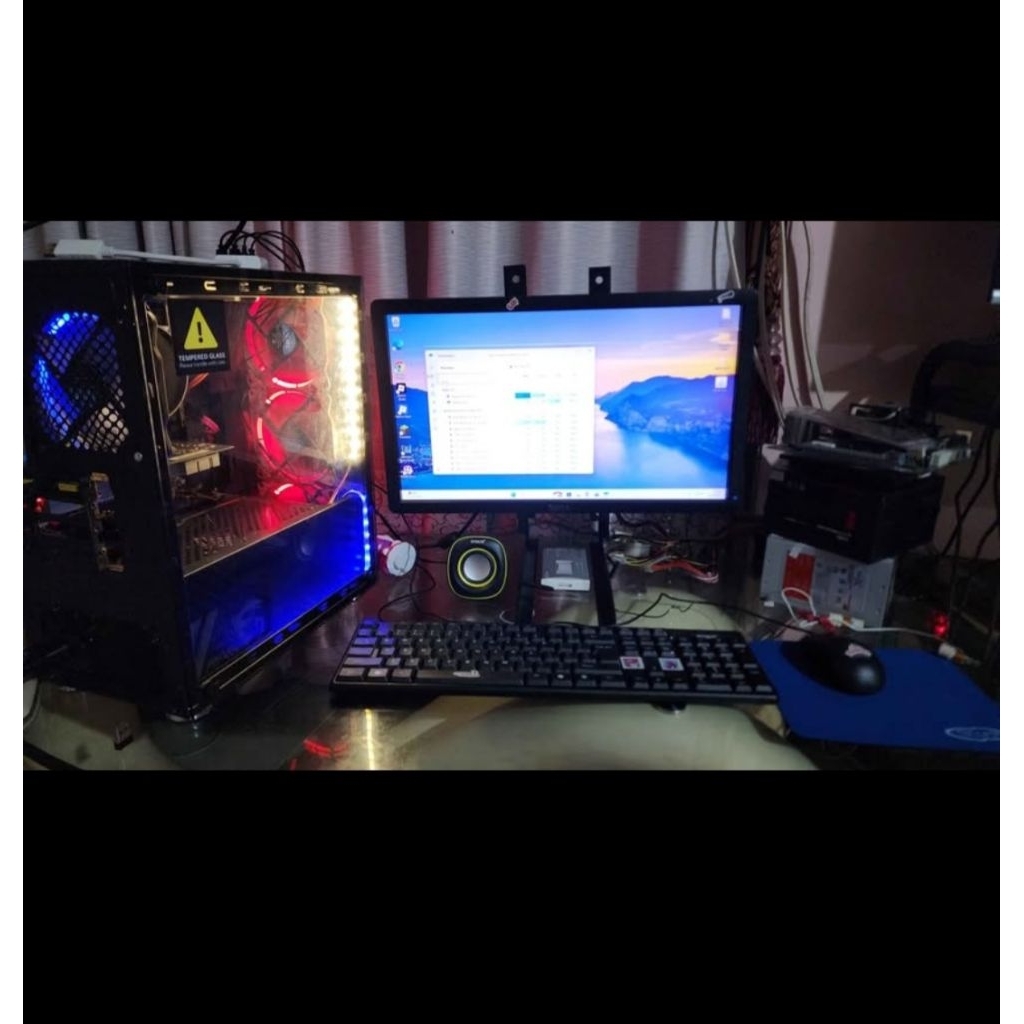 Set Pc i3 13100 Gt 630 ram 8 single M,2 Sata 256 Hdd 1tb