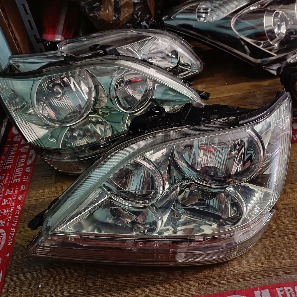 Headlamp Harrier Lampu Depan Toyota Harrier 2000 2001 2002 2003 Original Sepasang