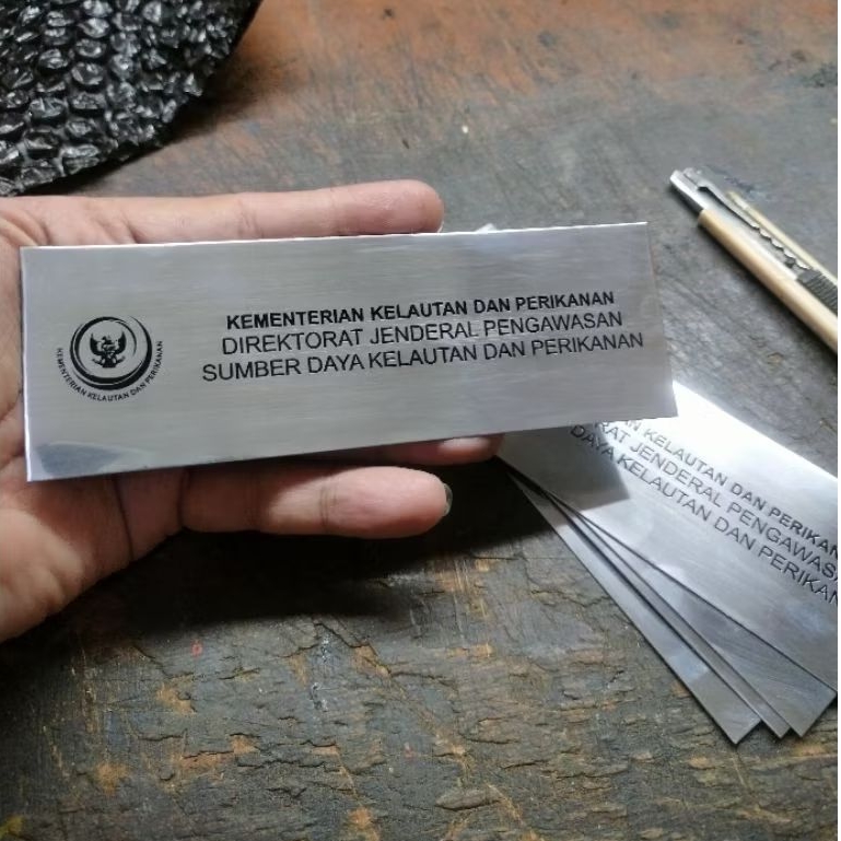 Label plat / Name plat custom