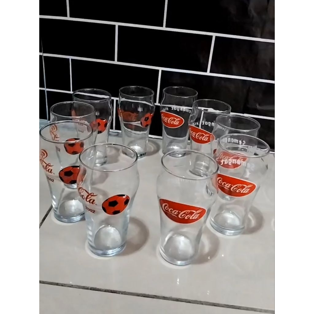 gelas coca cola vintage