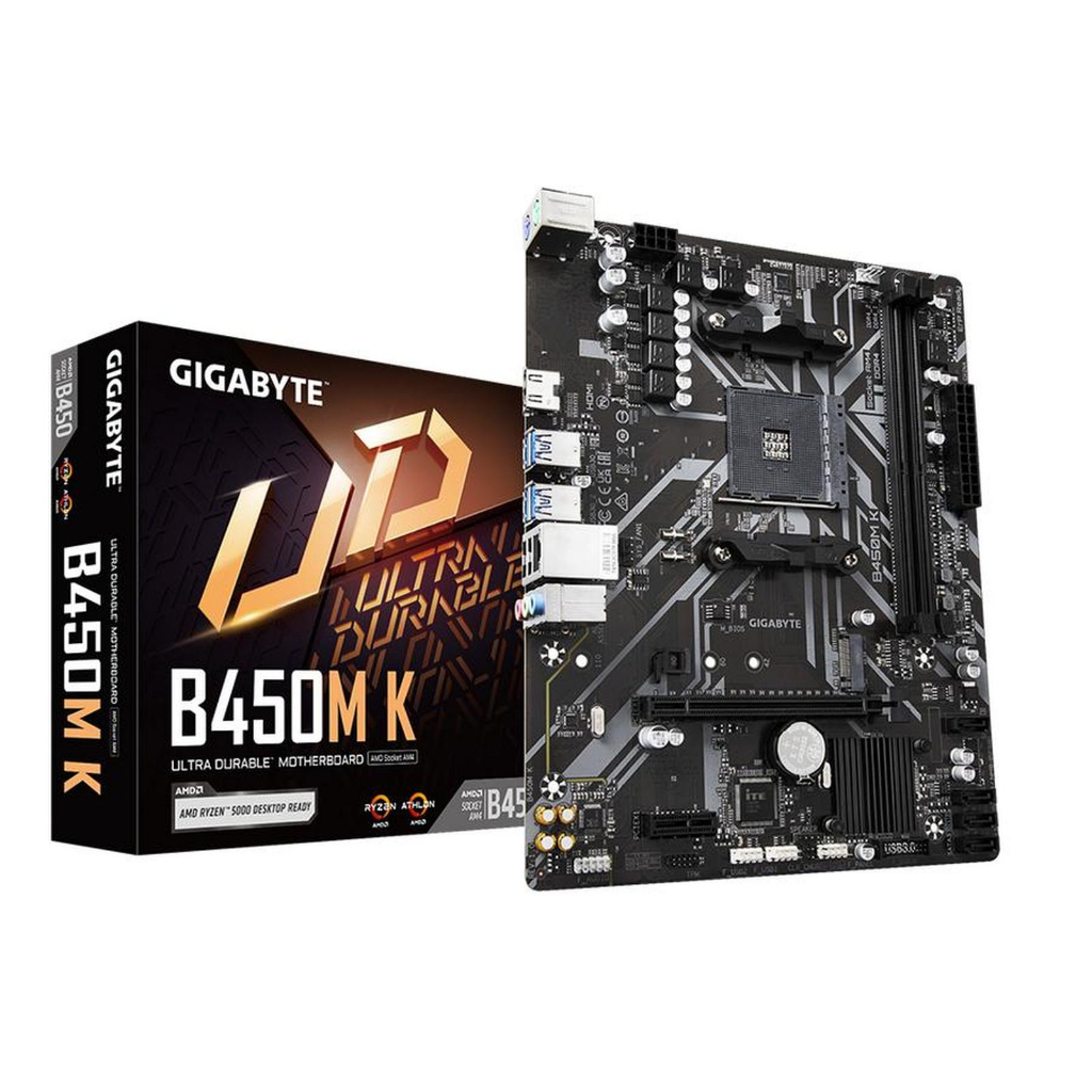 Gigabyte B450M-K MOTHERBOARD B450 - AM4 (DDR4, HDMI, M.2 Slot)