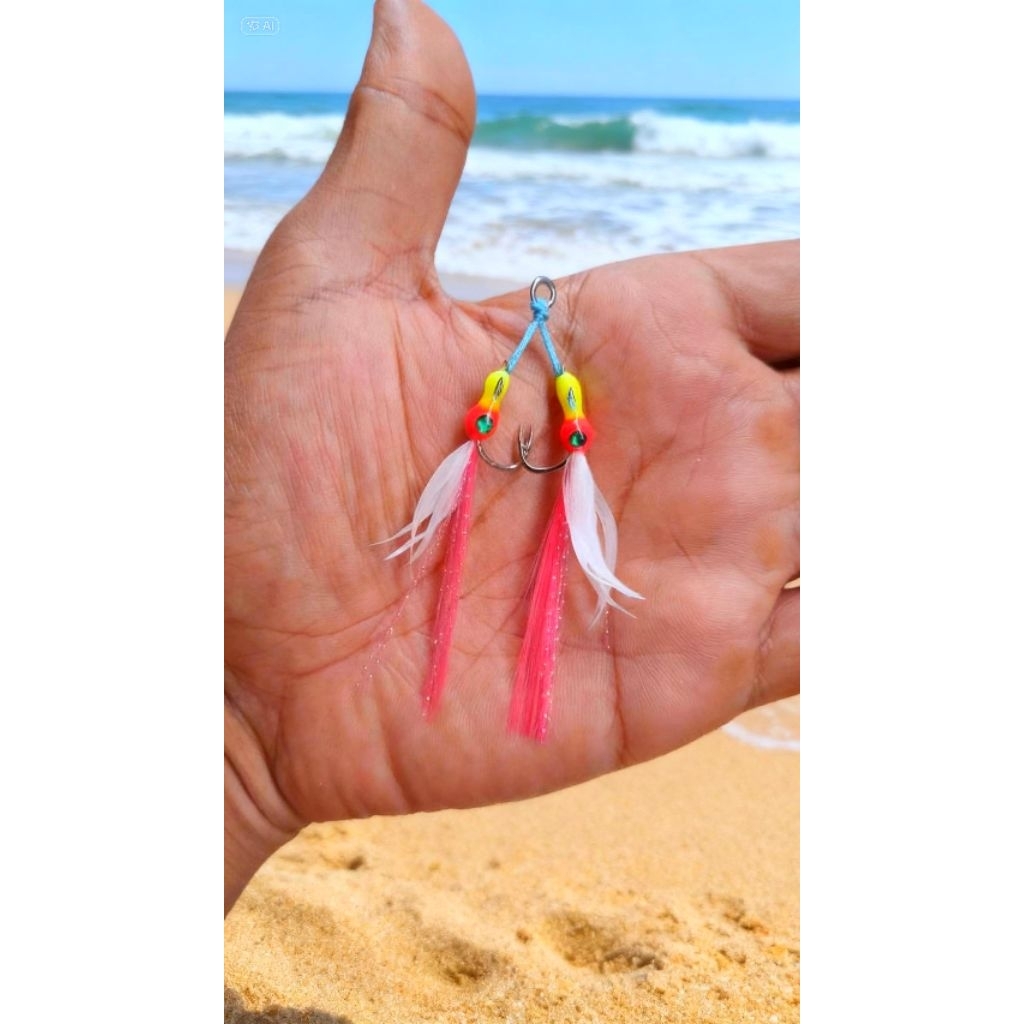 Assist Hook micro jig 5-10 gram