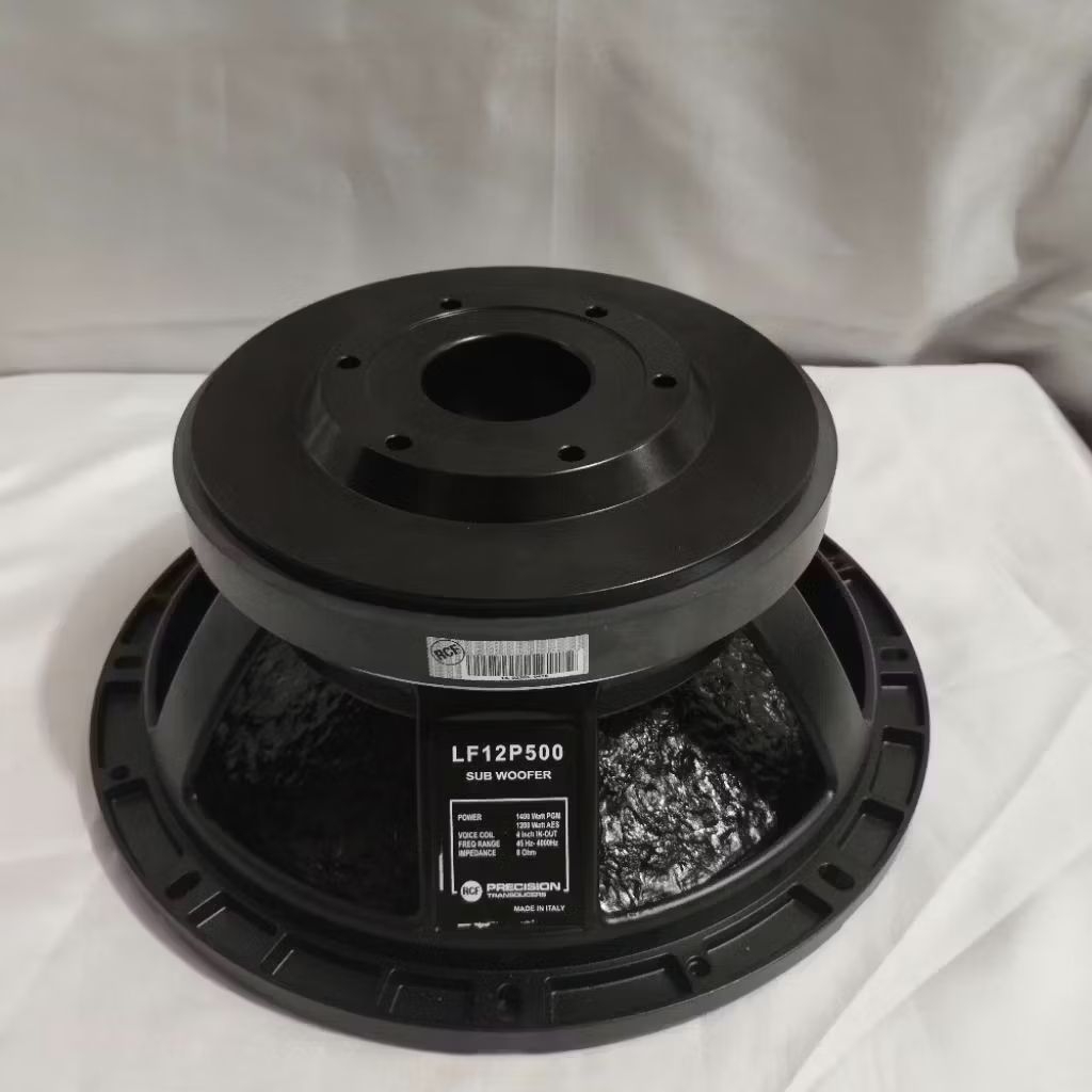 SPEAKER RCF LF12P500 12 INCH ORIGINAL KULIT JERUK LF12P500 VOICE COIL 4 INCH SUBWOOFER