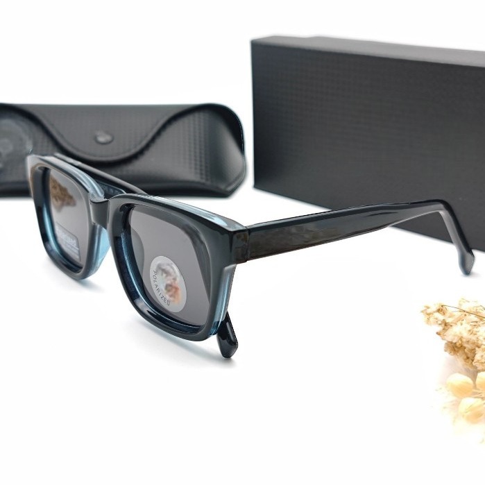 Kacamata Fashion 7701 Polarised Black Unisex