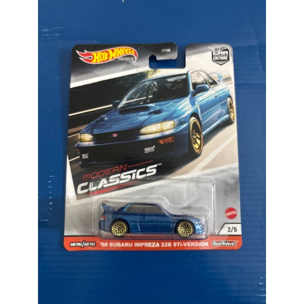HOT WHEELS PREMIUM '98 SUBARU IMPREZA 22B STi-VERSION CLASSIC SERIES