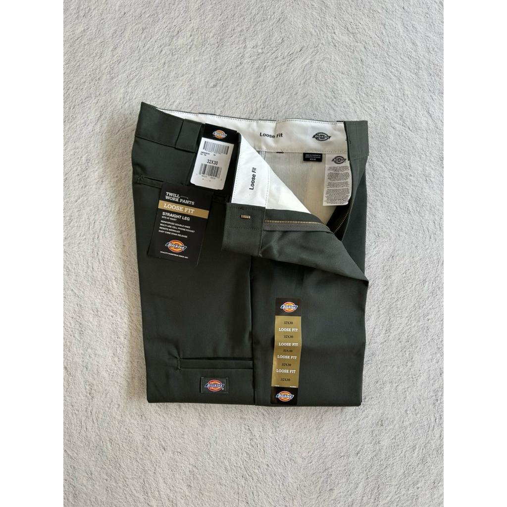 DICKIES 85283 DOUBLE KNEE LOOSE FIT OLIVEGREEN
