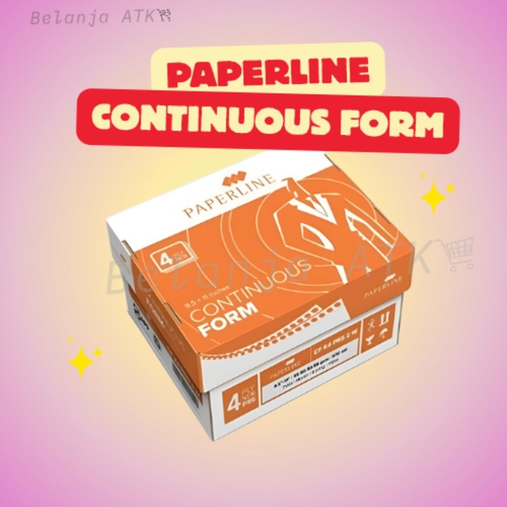 Continuous Form Paperline 4 Ply – Kertas Continuous Premium untuk Printer Dot Matrix