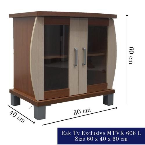 RAK TV MEJA TV KACA MINIMALIS