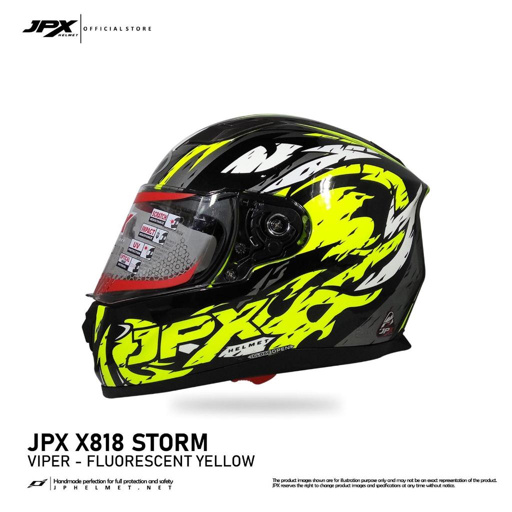 Special Promo Helm Full Face JPX Storm X818 - Viper