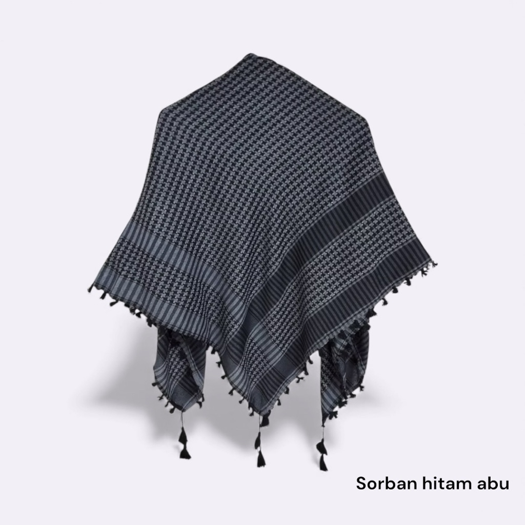 Sorban Laki Laki Kasmiri Arab Original Tactical Ronce Sorban Haji Premium