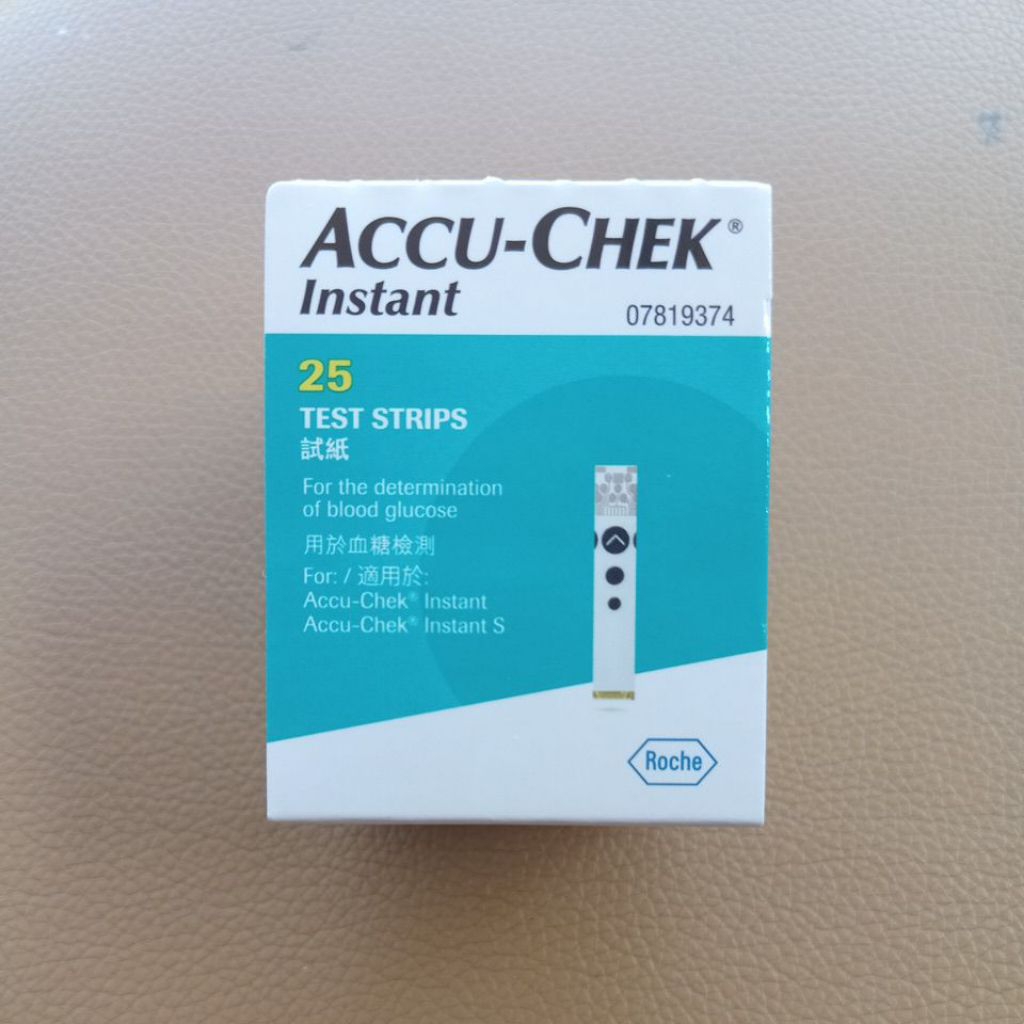 Accu chek instant strip isi 25 pcs/ Accu-chek instant strip 25/ Strip accu chek instant isi 25/ stri