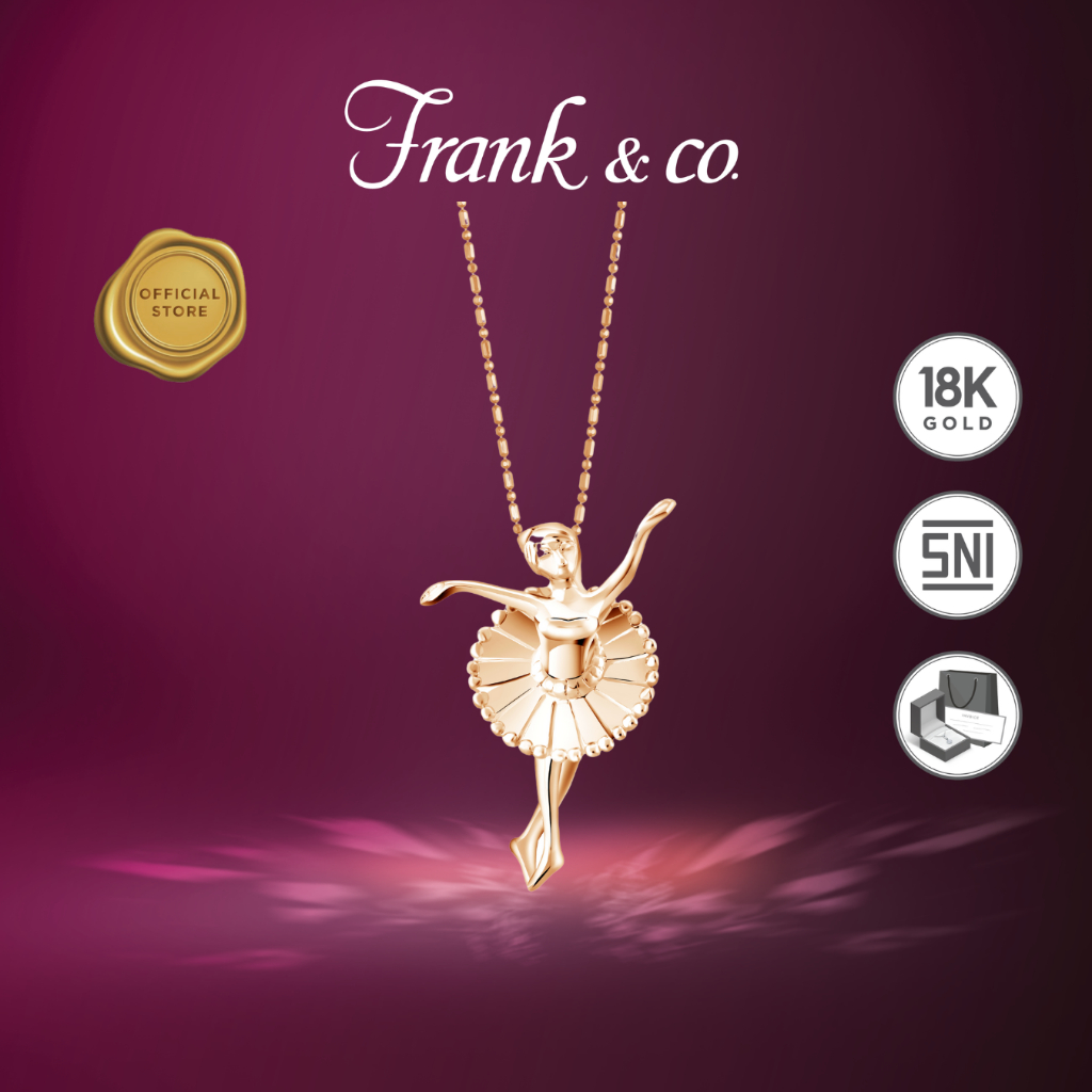 Frank & co. Ballerina Love pendant / liontin wanita