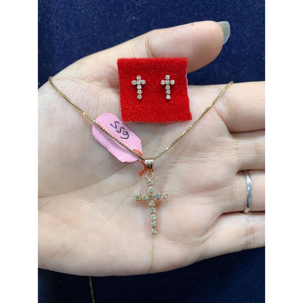 Set Kalung Salib kecil