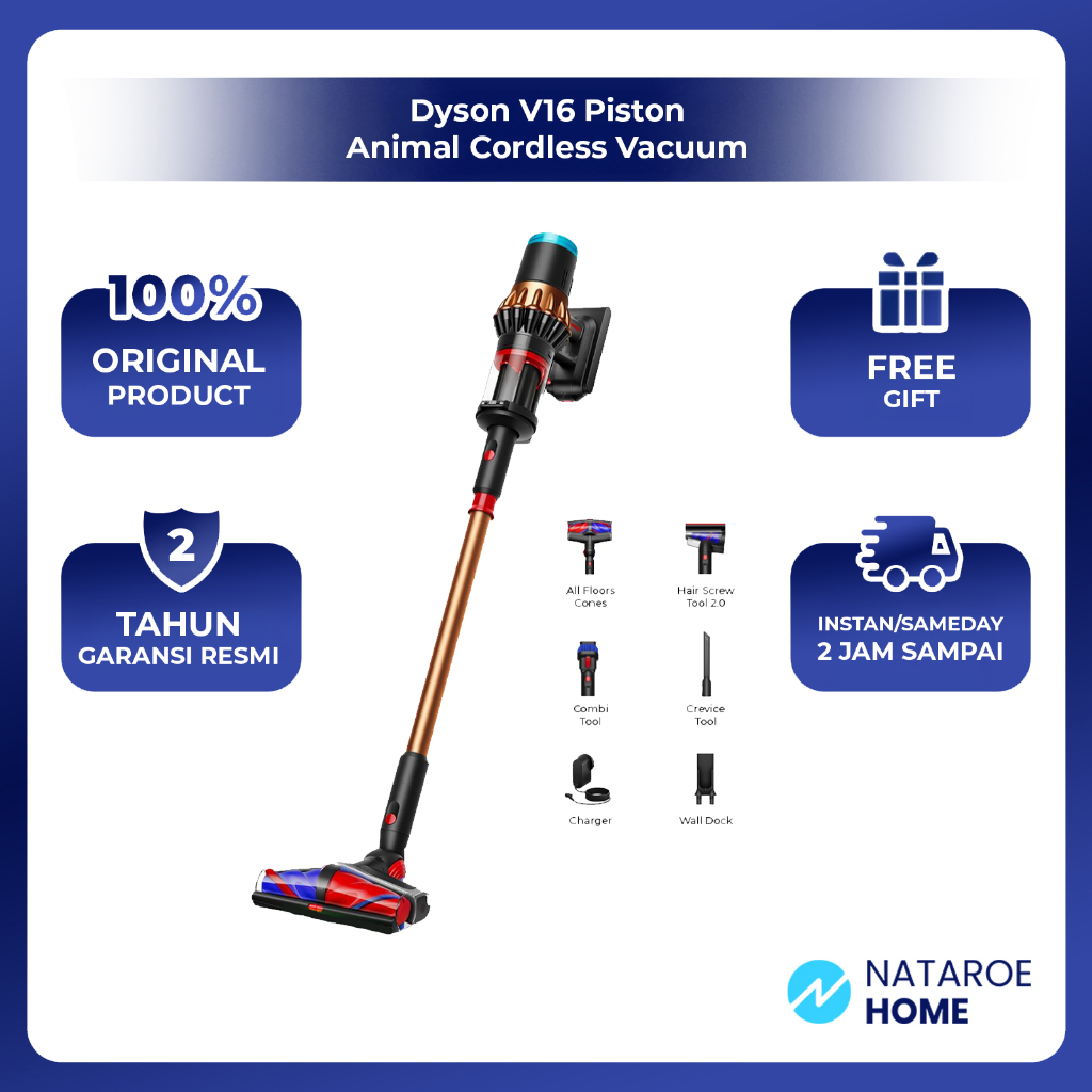 Dyson V16 Piston Animal Cordless Vacuum - Penyedot Debu
