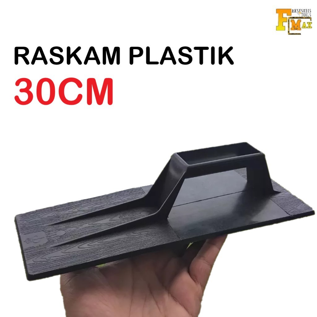 Raskam Plastik Roskam Pvc Hitam Kuat Tebal Panjang 30cm