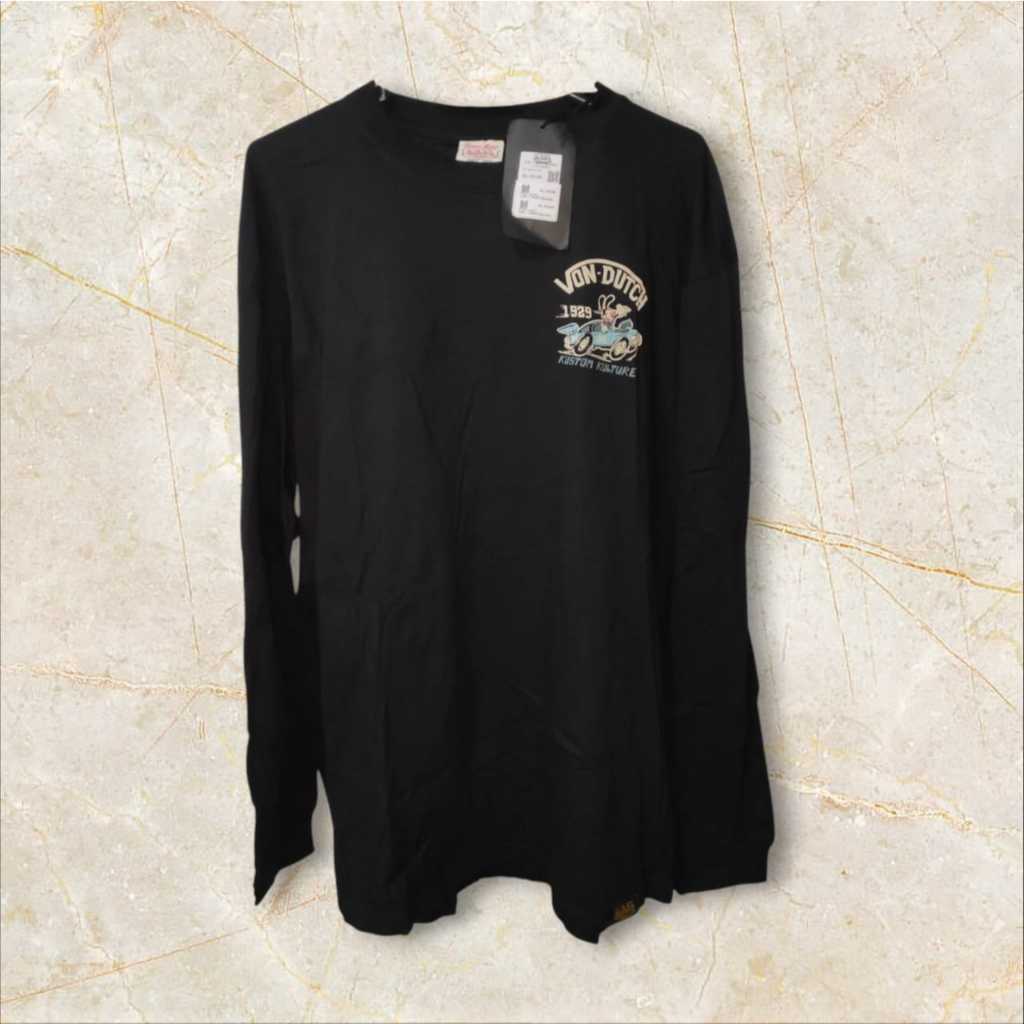 Von Dutch Longsleeve 1219 Original | Kaos Unisex Lengan Panjang Von Dutch Original Branded Mall
