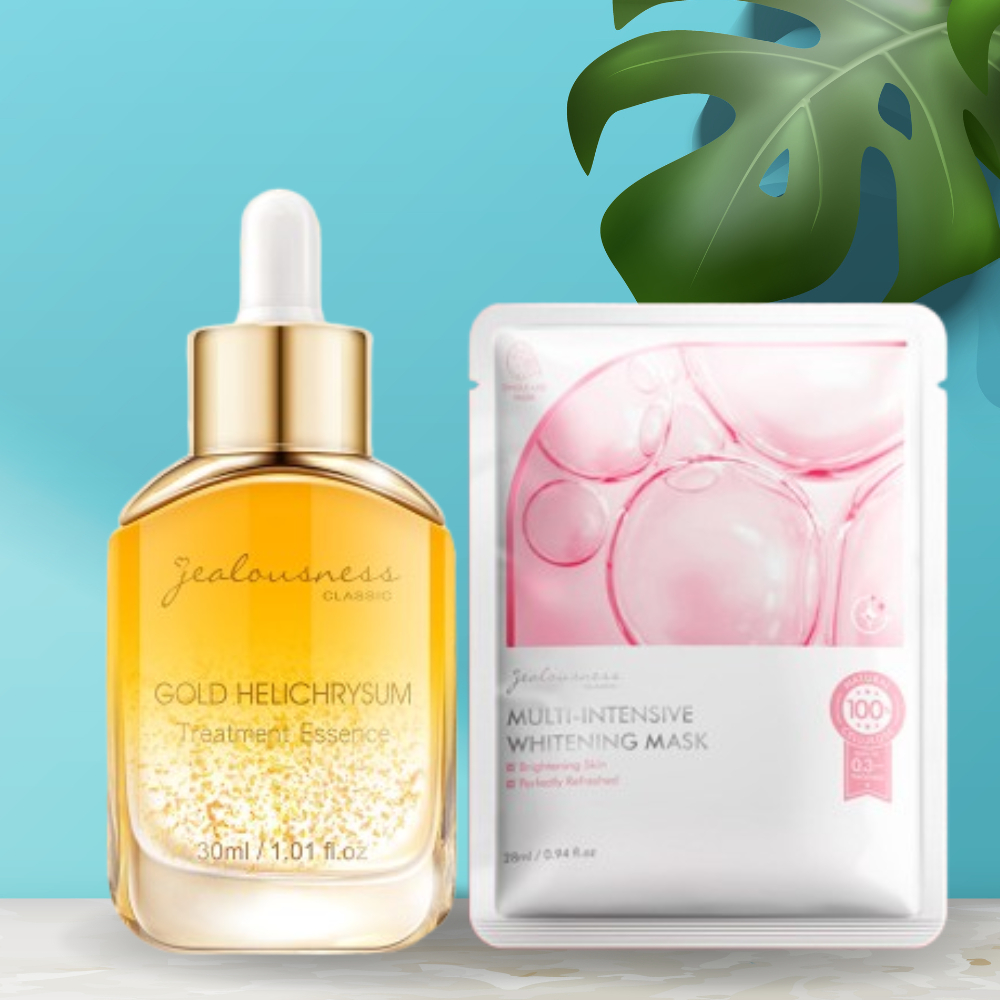 Jealousness Gold Helichrysum Treatment Essence 30ml -- free Jealousness Mask 30ml