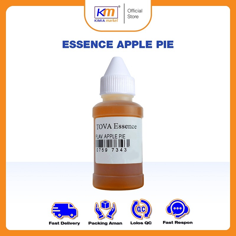 Essence Makanan / Minuman TOVA flavor Apple Pie 50ml / Perisa Makanan / Penambah Aroma Cair / Perisa