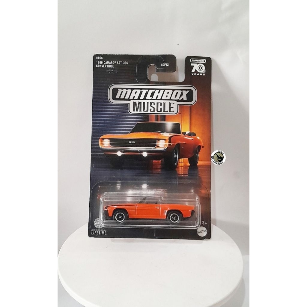Matchbox 1969 Camaro SS 396 Covertible Diecast RBH
