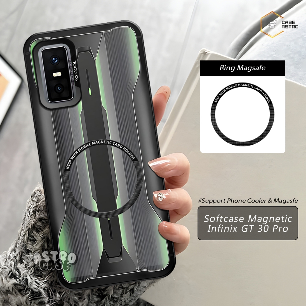 Case Magnet Infinix GT 30 Pro Ready All Type HP (Chat Admin) Case Support Magsafe / Phone Cooler Mag