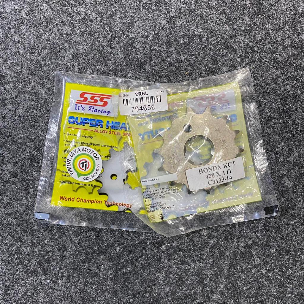 GEAR DEPAN SSS GL PRO NEOTECH SONIC CRF 14T 428 kode 704656