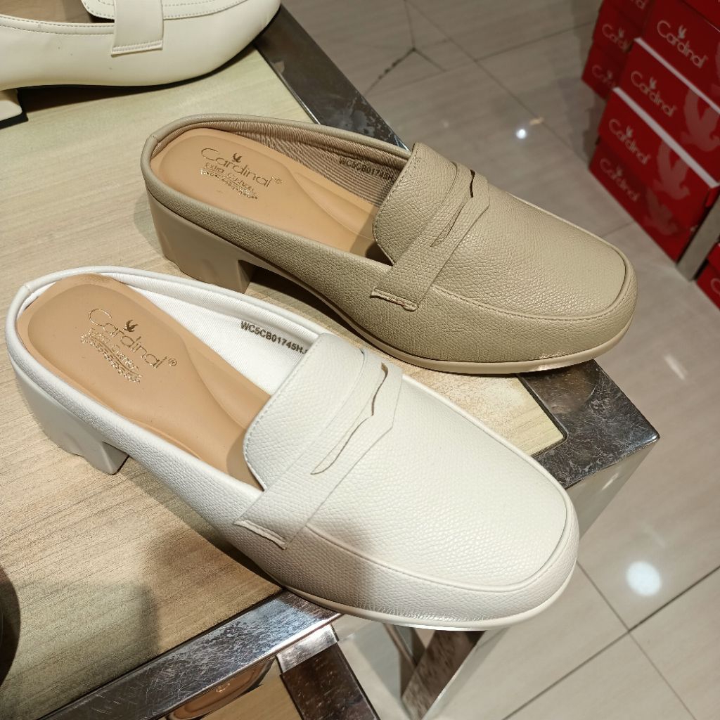 selop/mules wanita heels 5cm CARDINAL original