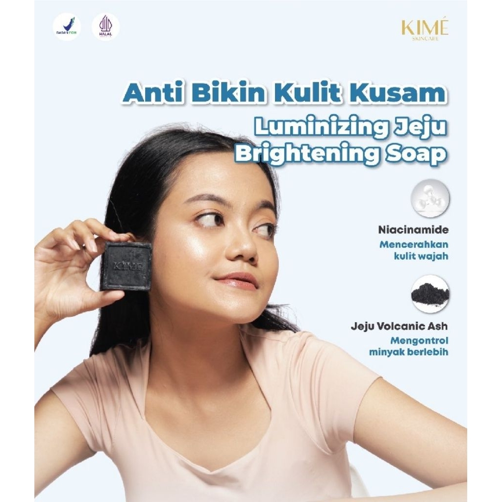 Sabun Pembersih Wajah Kime Brightening Soap
