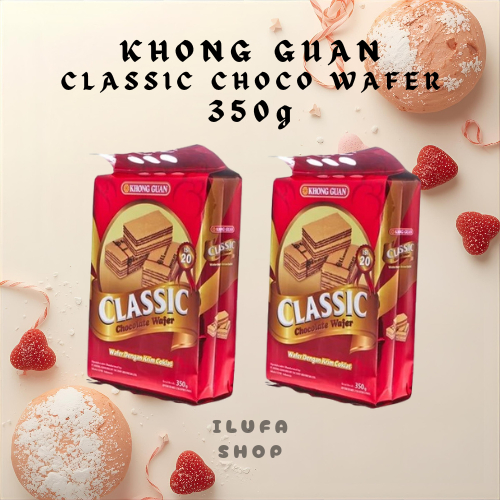 Khong Guan Classic Chocolate Wafer / Wafer Khong Guan Classic 350gr