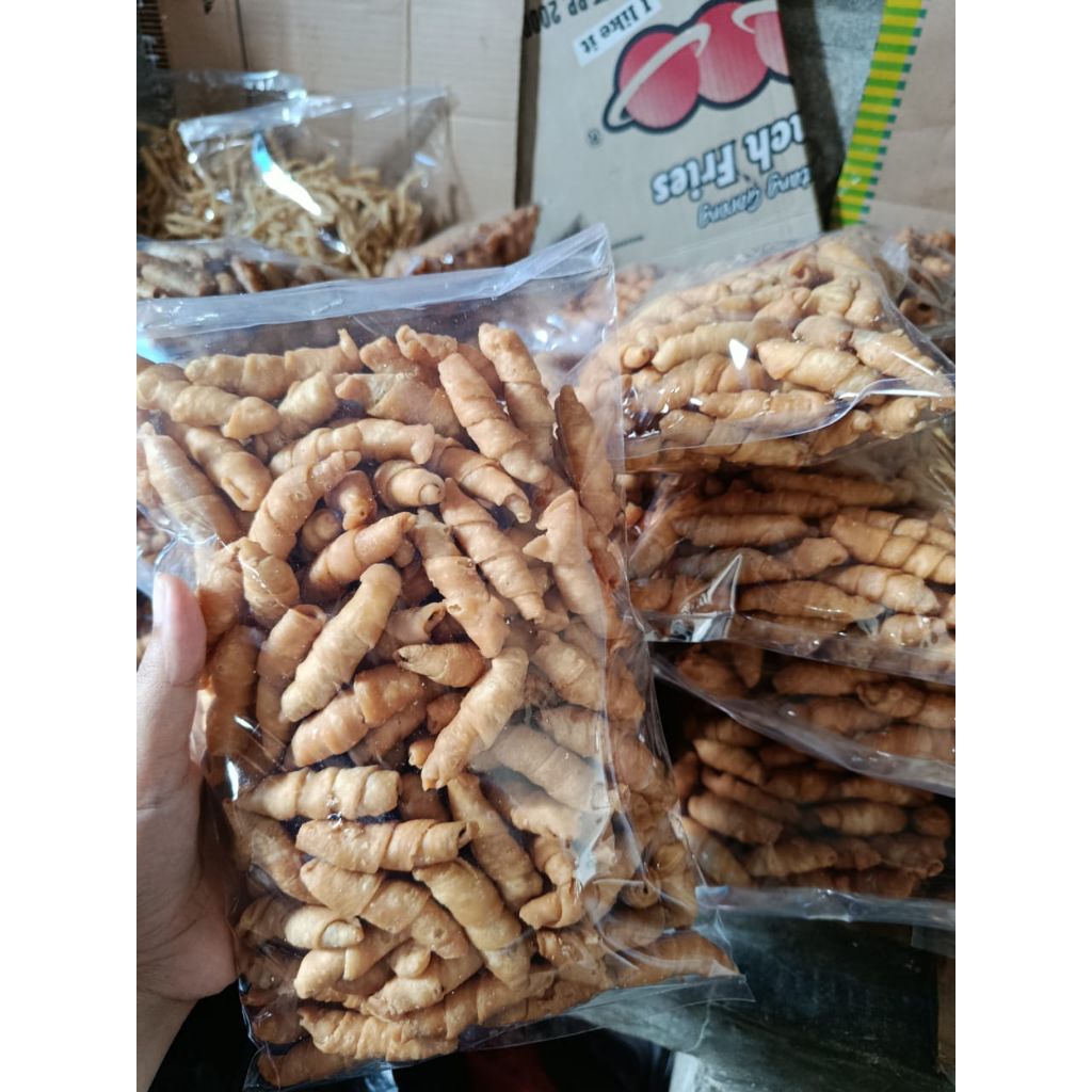 Sale Pisang Ambon Molen Lilit mini / Molen lilit mini / Sale Pisang Molen Mini 500 Gr–Renyah, manis