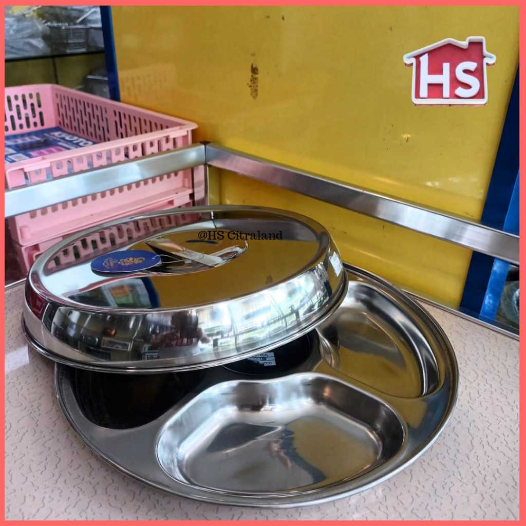 Bima Lunch Tray Stainless Inox Premium