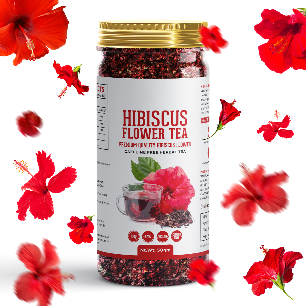 Organic Hibiscus Flower Tea/ Teh Bunga Hibiscus/ Teh Hibiscus