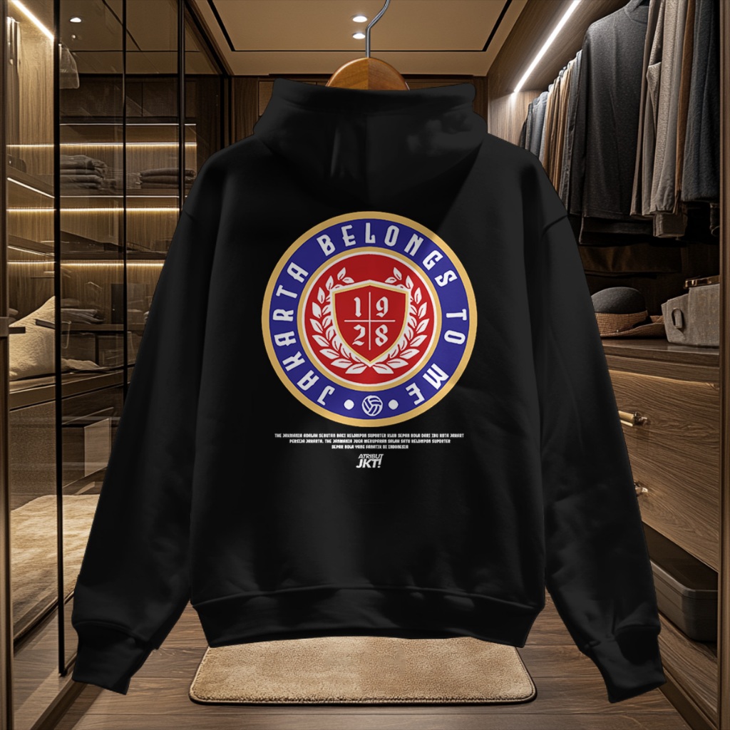 Hoodie Pria Boxy  HOODIE   oversize  Pria Premium Tebal Persija Jakarta Jakarta Belongs To me  persi