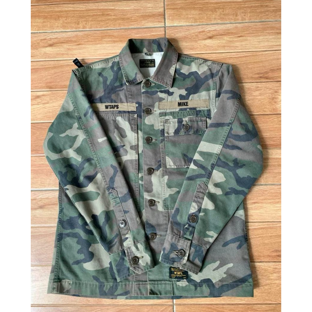 WTAPS buds l/s camo shirt original