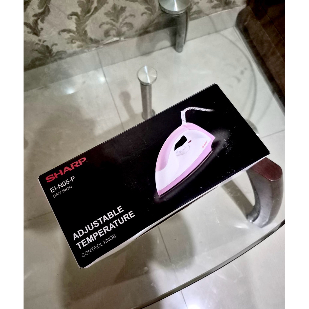 SHARP setrika listrik|| adjustable temperature sharp