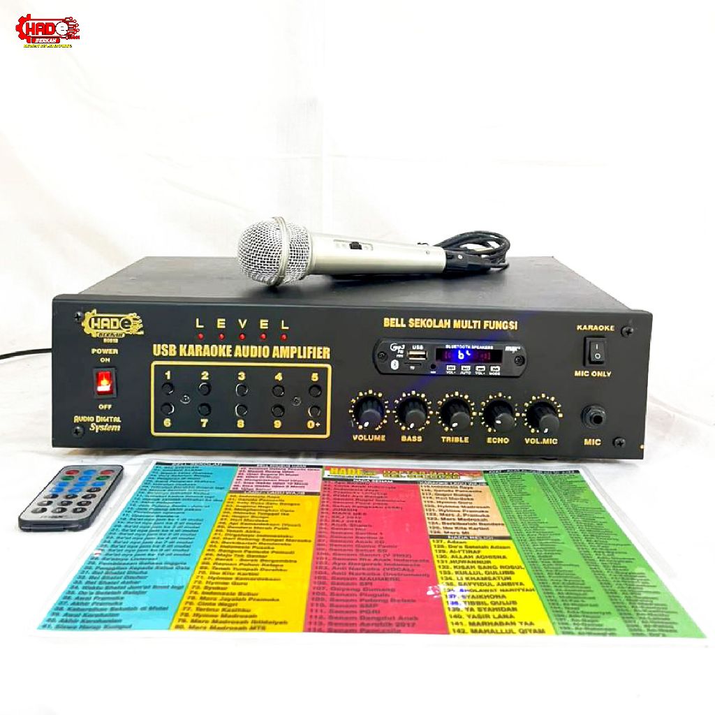 Bel Sekolah Manual plus Mic