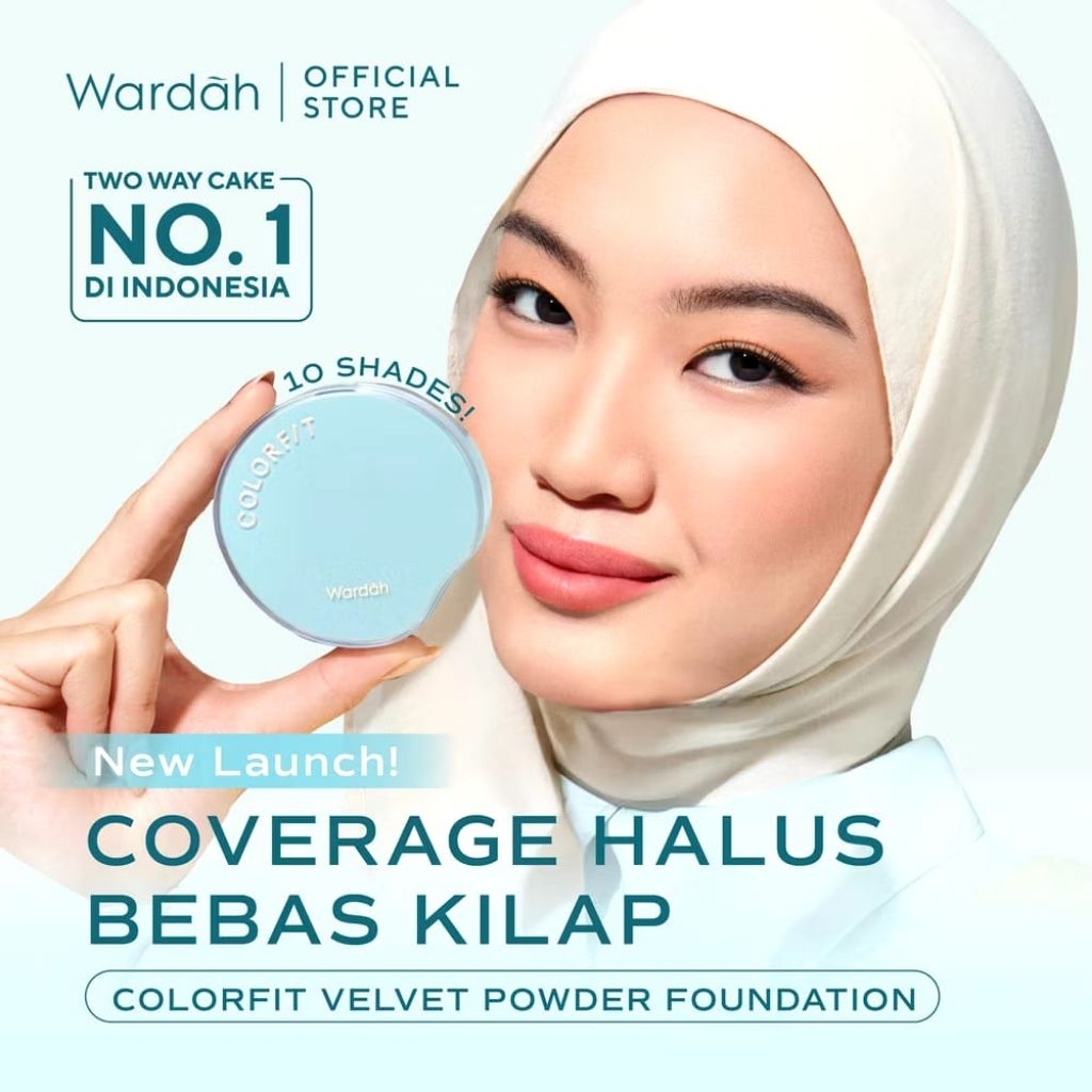 [NEW] WARDAH Wardah COLORFIT Velvet Powder Foundation - COLORFIT Velvet Powder Foundation - Wardah C
