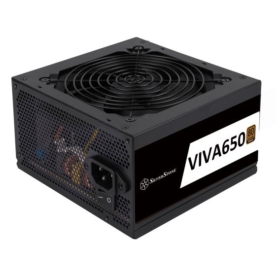 SILVERSTONE PSU 650w 80+ Plus Bronze - Power Supply SilverStone VIVA 650