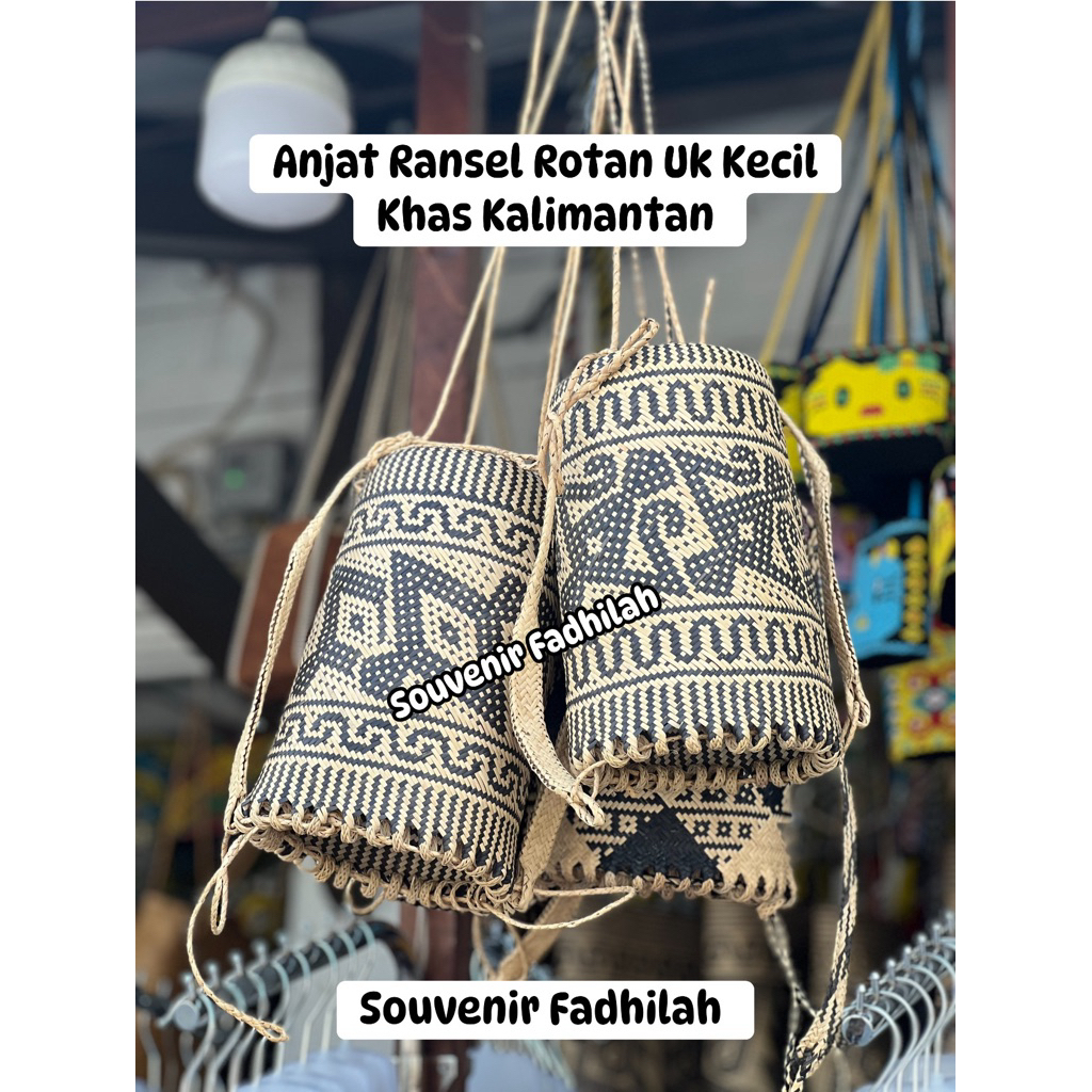 Anjat Ransel Rotan Ukuran Kecil