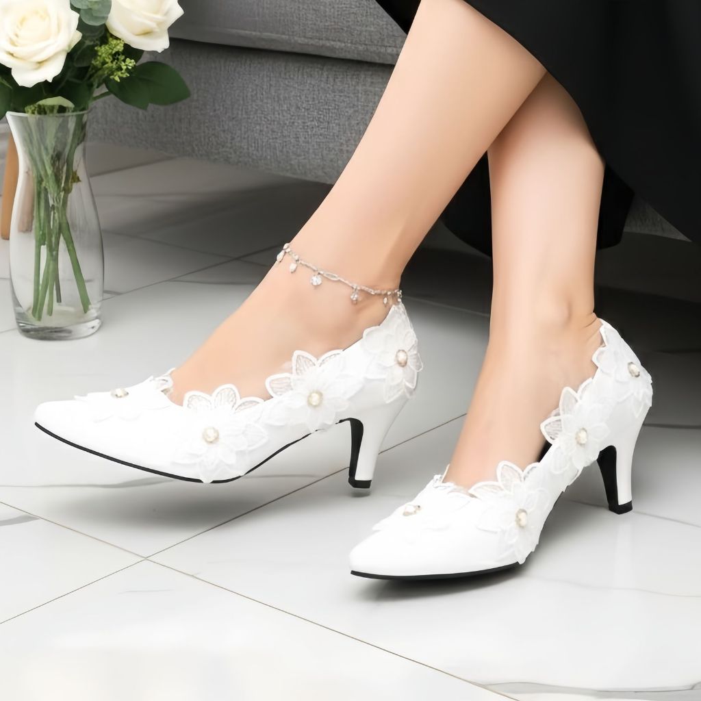 Bulubiru - Sandal Heels Wanita / Heels Wanita 7cm / Heels Weading