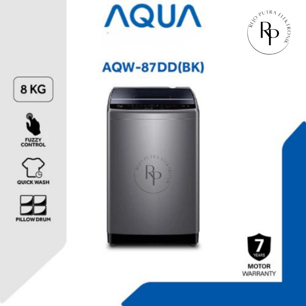 AQUA MESIN CUCI 1 TABUNG 8 KG AQW-87DD