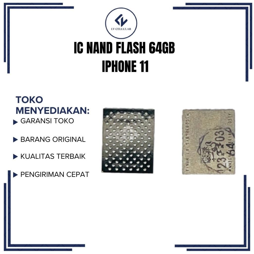 IC NAND FLASH IP 11 64GB/128GB/256GB ORIGINAL NEW