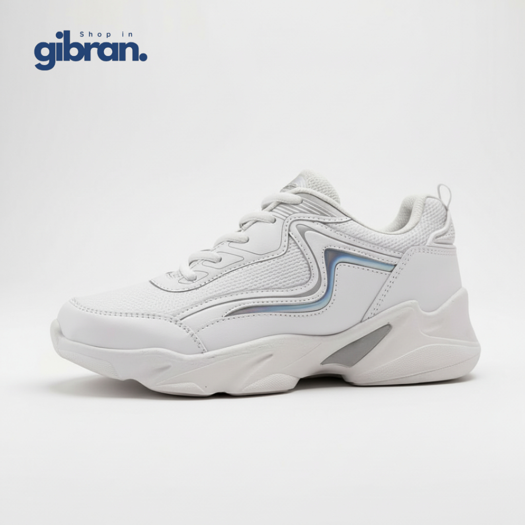 PRO ATT LIP 505 White Sneakers Wanita Sepatu Kasual Fashion Ringan Anti Selip 37-40