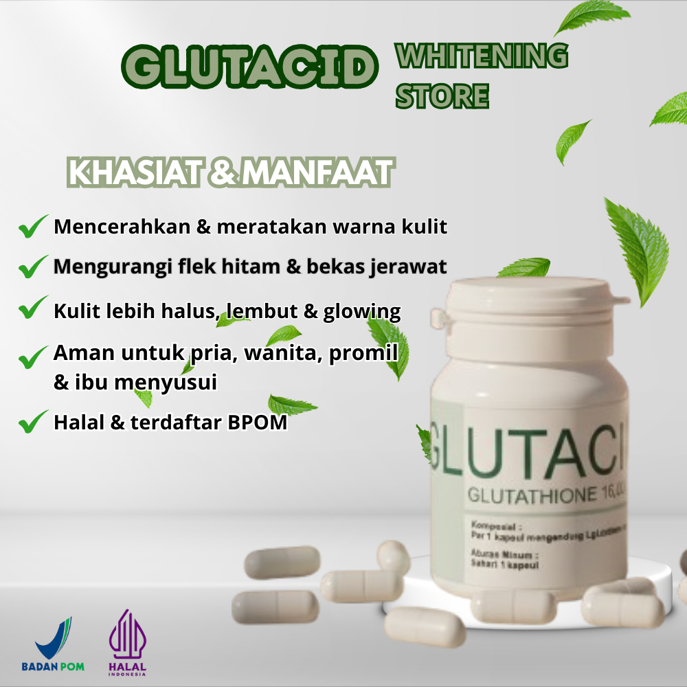 Glutathione Whitening Original untuk Kulit Cerah Natural