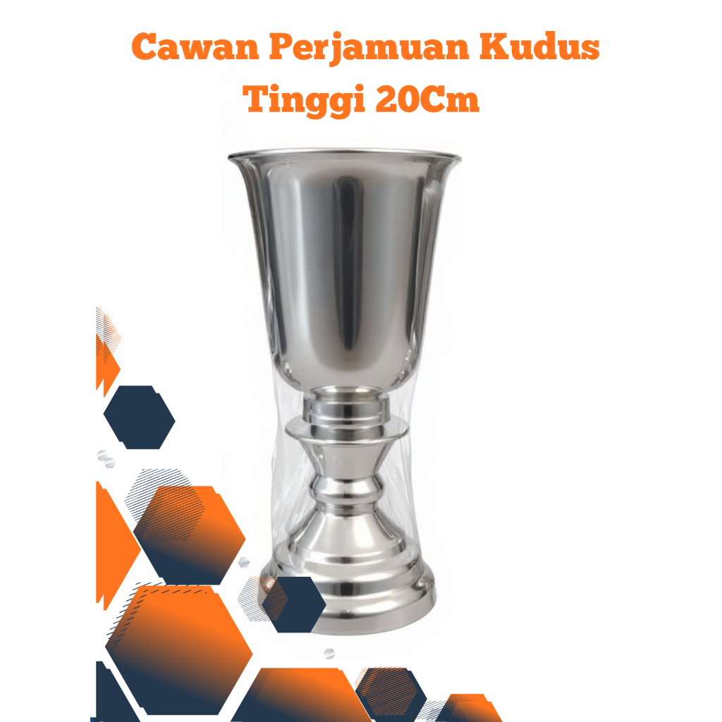 Cawan Anggur Perjamuan Kudus Tinggi 20Cm