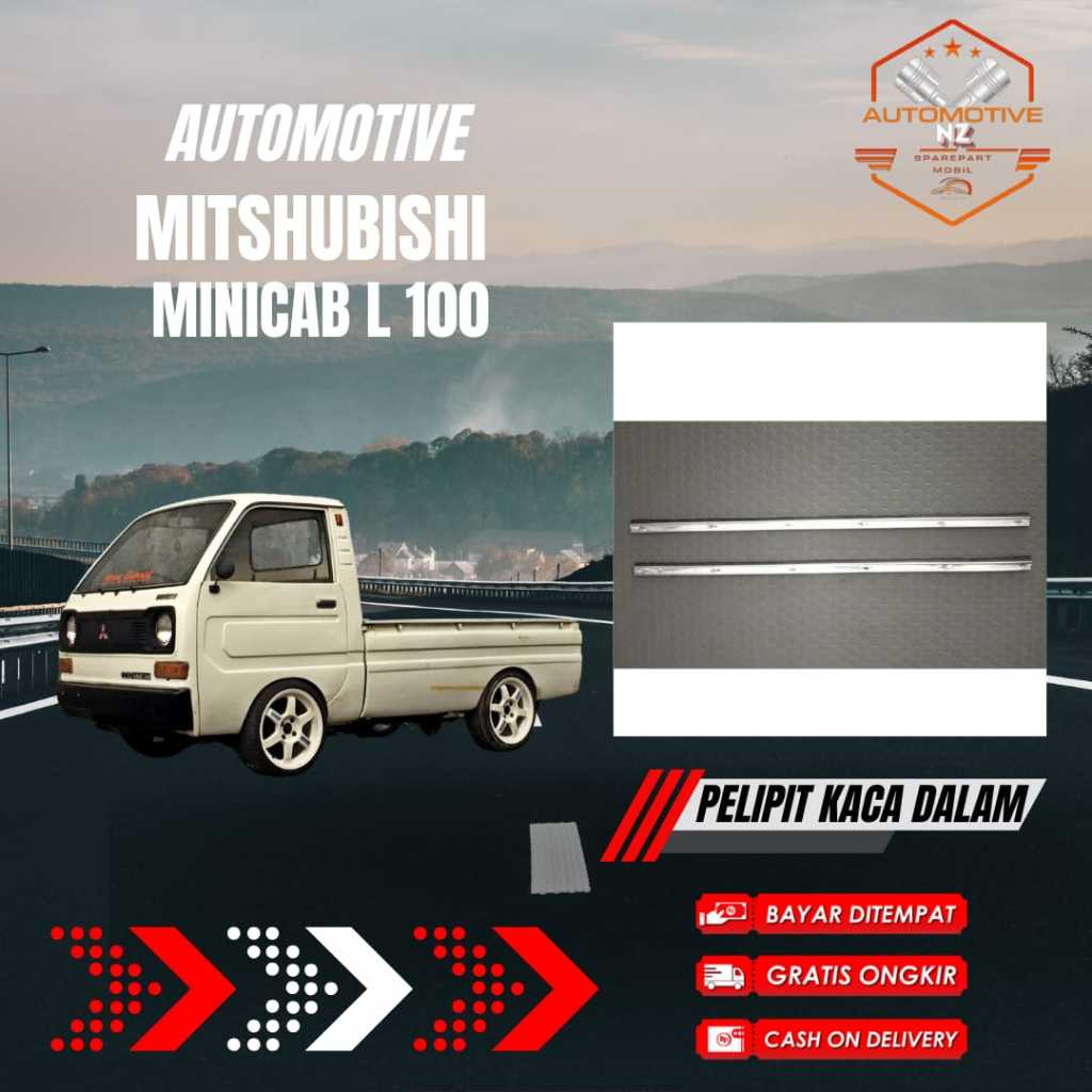 Pelipit Kaca dalam Pintu Minicab L100 / Karet Kaca Samping Minicab L 100 – Pelipit Pintu Mobil Minic